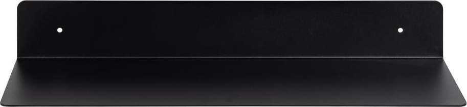 Černá kovová nástěnná police Actona Joliet