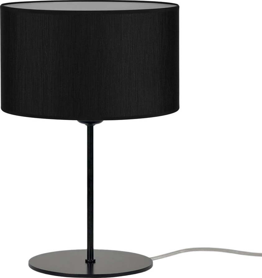 Černá stolní lampa Bulb Attack Doce S