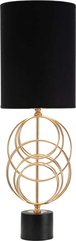 Černá stolní lampa Mauro Ferretti Circly