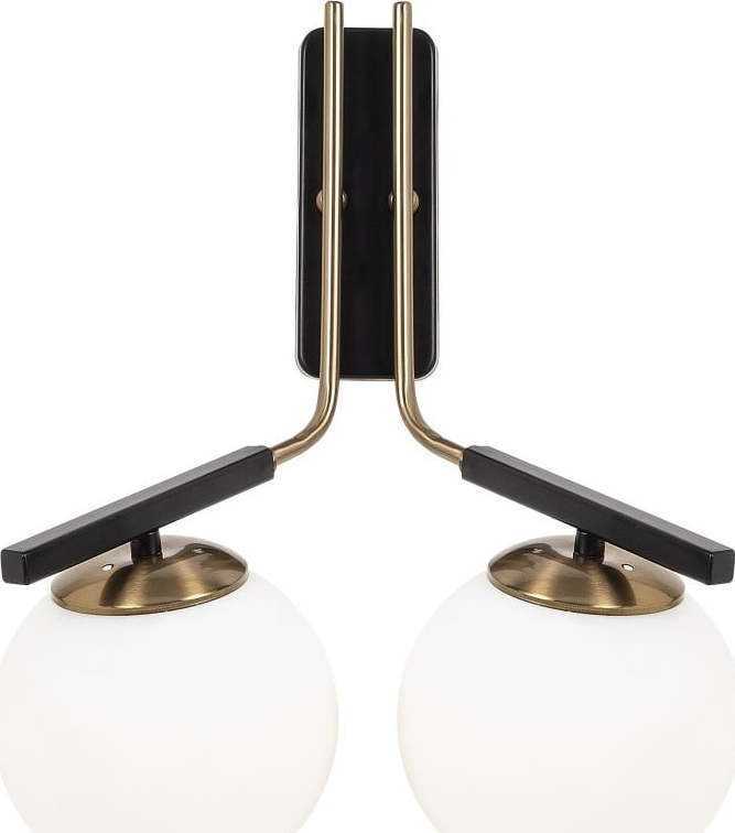 Černé kovové nástěnné svítidlo Opviq lights Tina Opviq lights