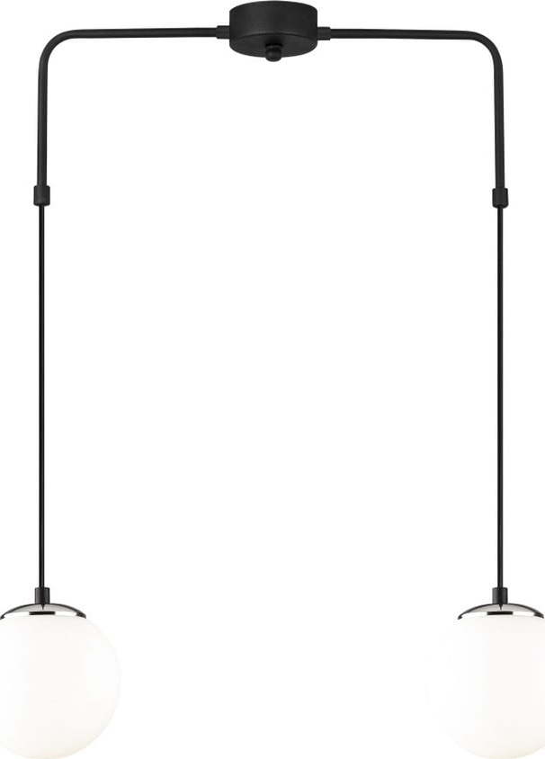 Černé kovové závěsné svítidlo Opviq lights Dinos Opviq lights