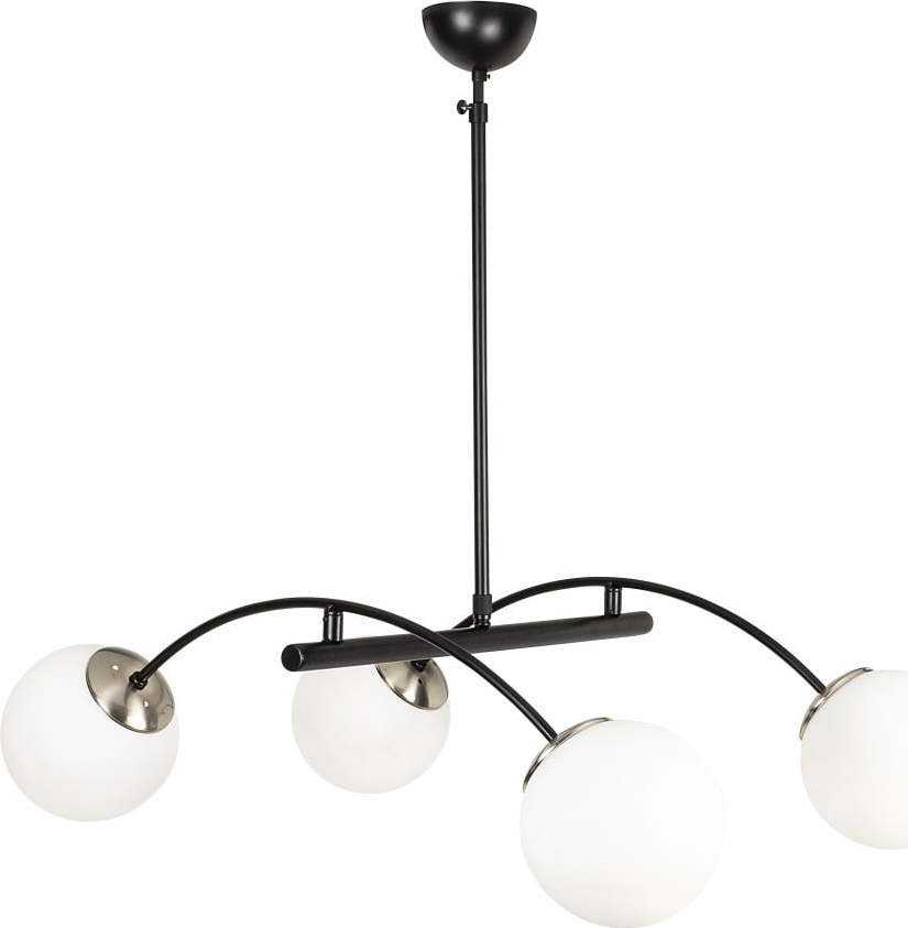 Černé kovové závěsné svítidlo Opviq lights Luke Opviq lights