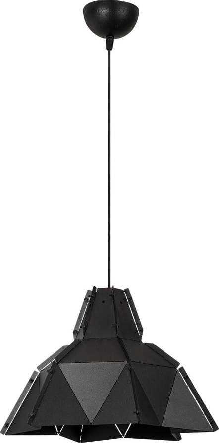 Černé kovové závěsné svítidlo Opviq lights Samantha Opviq lights