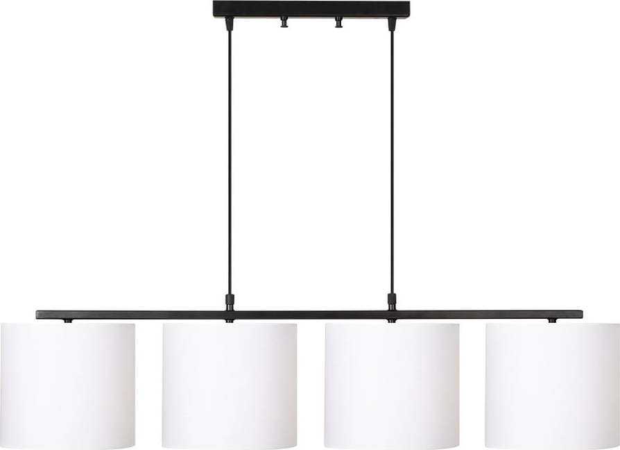 Černé kovové závěsné svítidlo s bílými stínidly Opviq lights Jacob Opviq lights