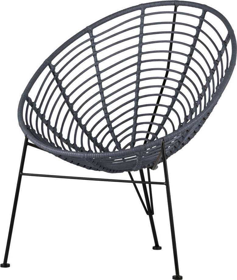 Černé křeslo De Eekhoorn Jane WOOOD