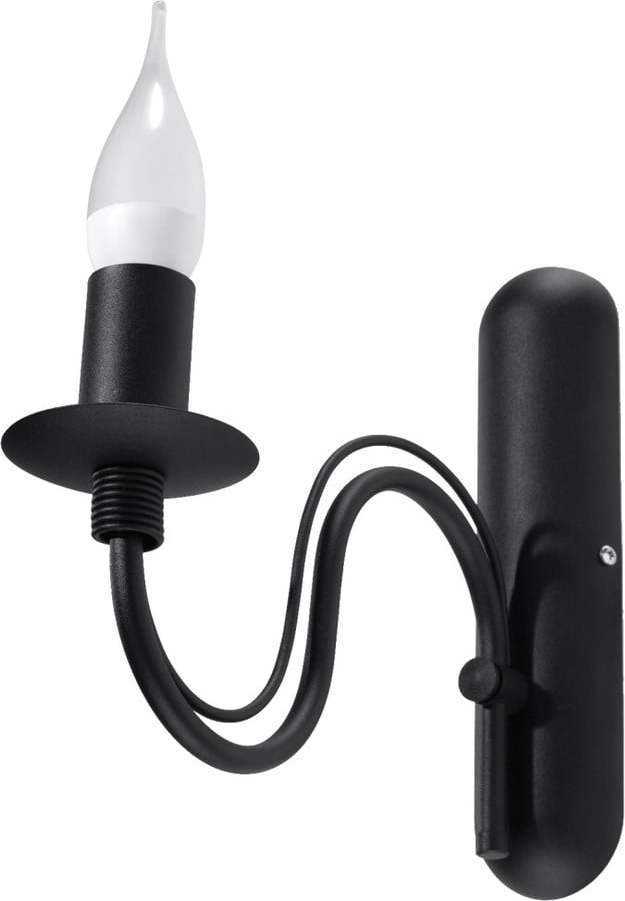 Černé nástěnné svítidlo Nice Lamps Fiorano Nice Lamps