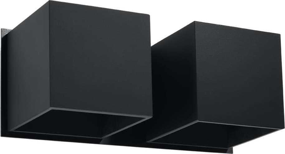 Černé nástěnné svítidlo Nice Lamps Geo Nice Lamps