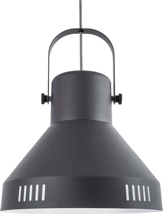 Černé závěsné svítidlo Leitmotiv Tuned Iron