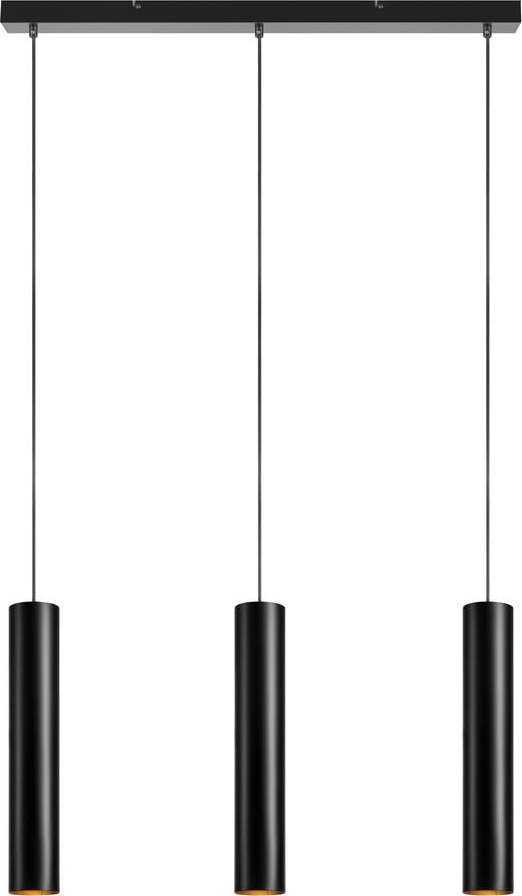 Černé závěsné svítidlo Markslöjd Ruben Pendant 3L Markslöjd