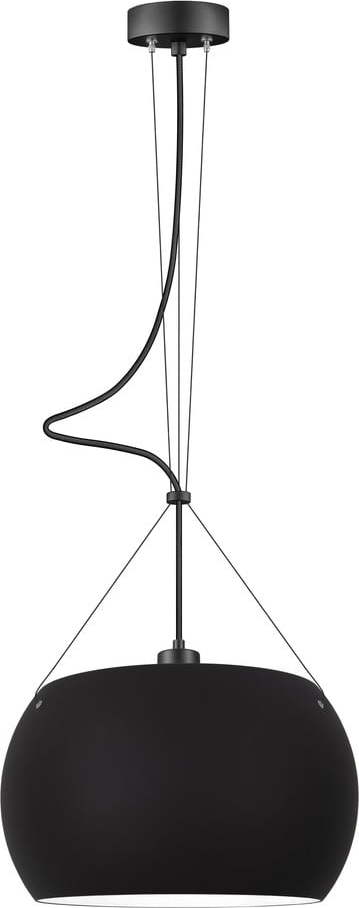 Černé závěsné svítidlo Sotto Luce Momo Matte