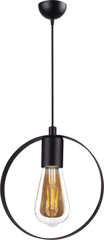 Černé závěsné svítidlo Squid Lighting Circle