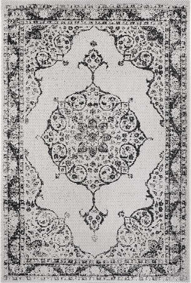 Černo-béžový venkovní koberec Ragami Oslo