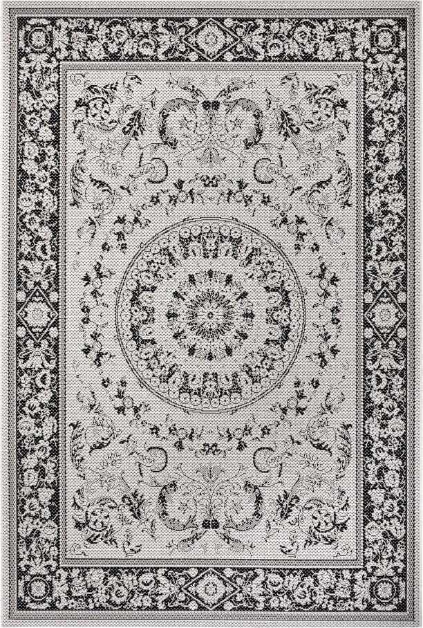 Černo-béžový venkovní koberec Ragami Prague