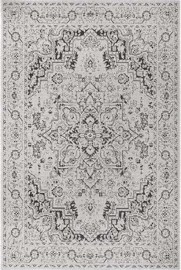 Černo-béžový venkovní koberec Ragami Vienna