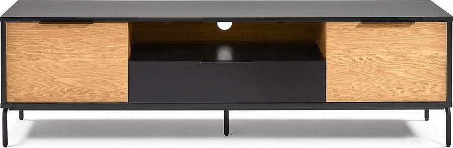 Černo-hnědý TV stolek Kave Home SAVOI