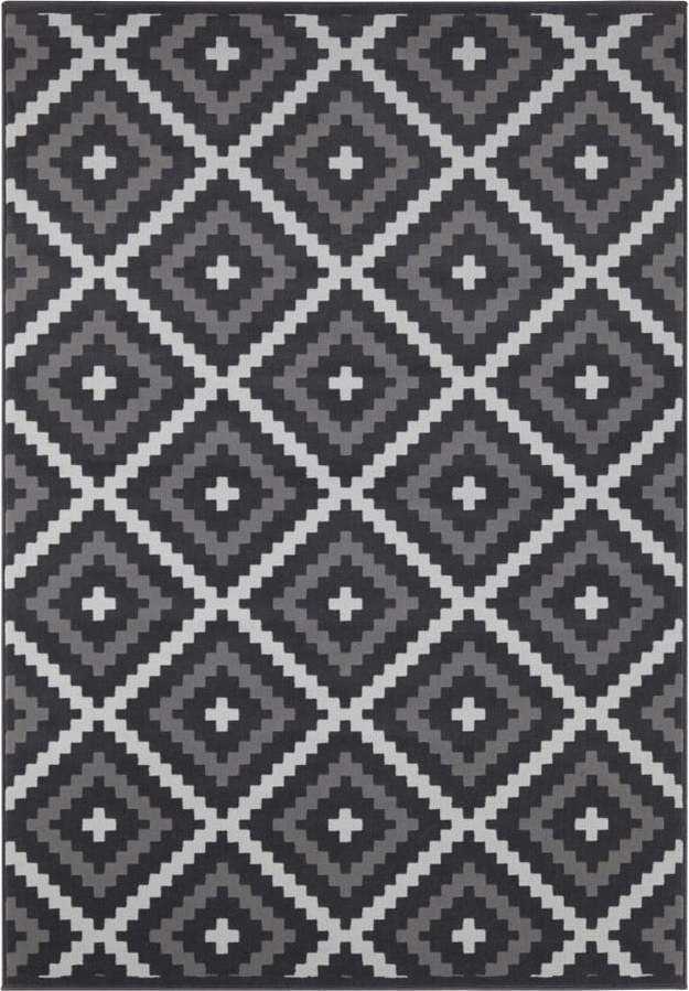 Černo-šedý koberec Hanse Home Celebration Snug