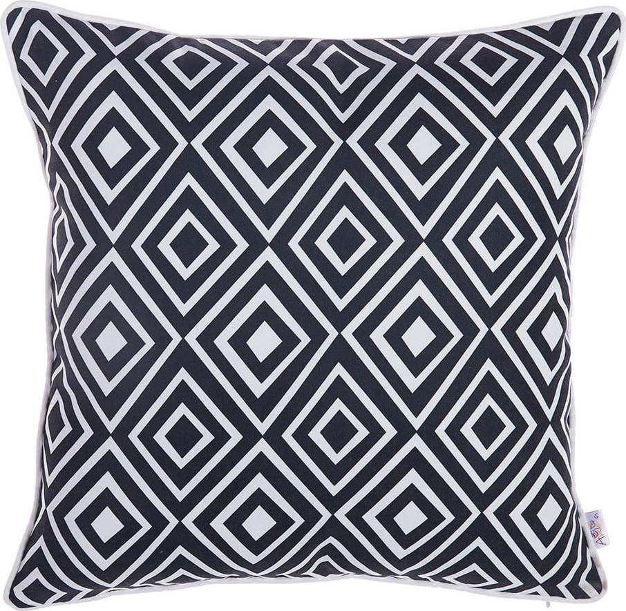 Černobílý povlak na polštář Mike & Co. NEW YORK Rhombus
