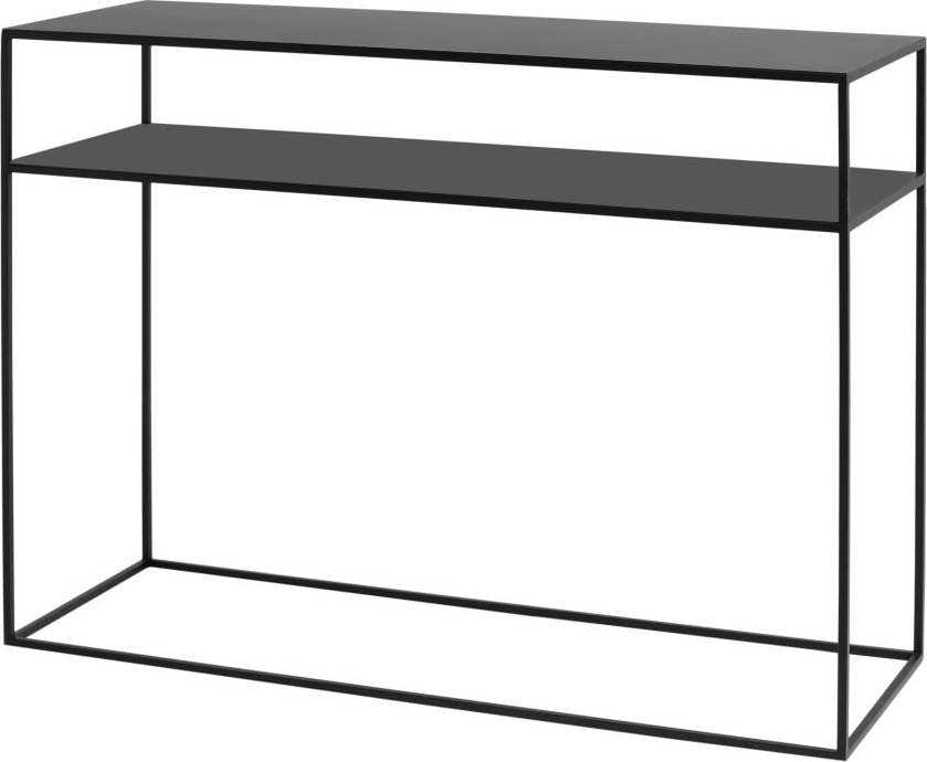 Černý konzolový stolek Custom Form Tensio