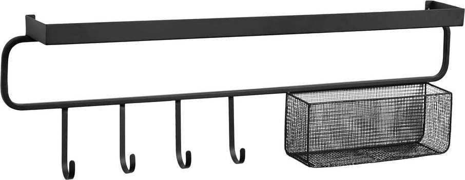 Černý kovový nástěnný věšák Kave Home Callia Kave Home