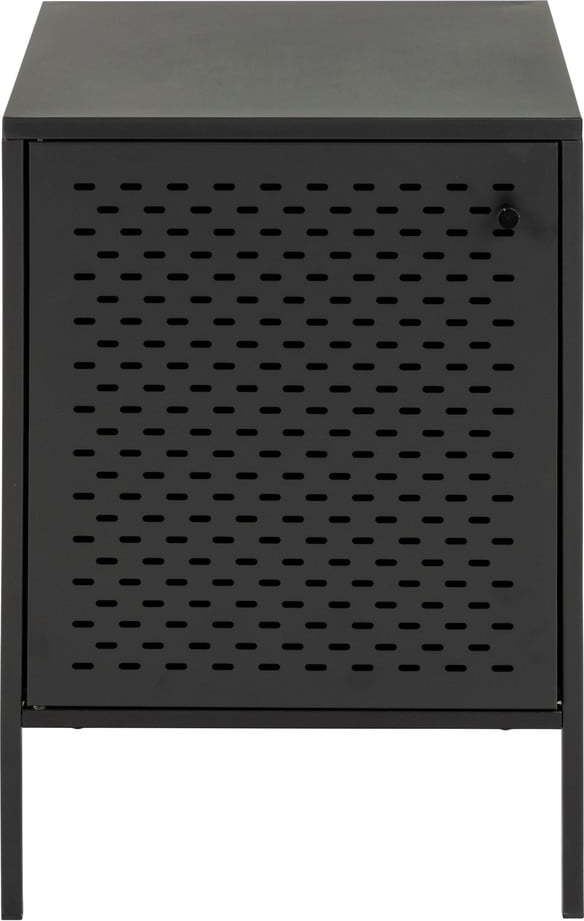 Černý kovový noční stolek Actona Newcastle Actona