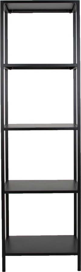 Černý kovový regál Canett Lite