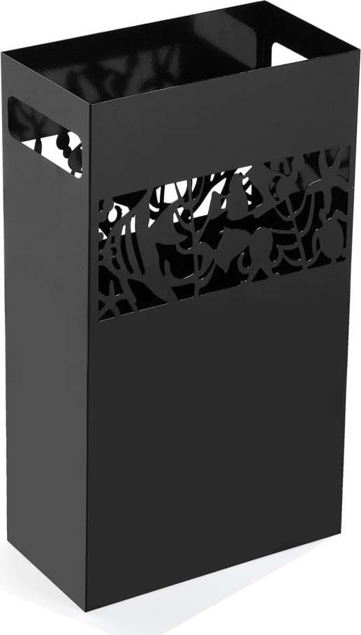 Černý kovový stojan na deštníky Versa Acuario