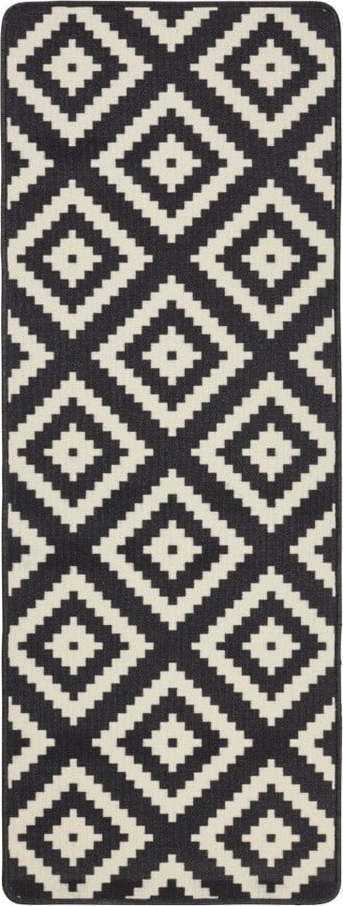 Černý kuchyňský běhoun Hanse Home Diamond