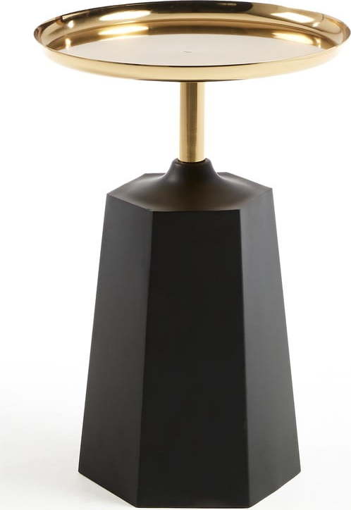 Černý odkládací stolek Kave Home