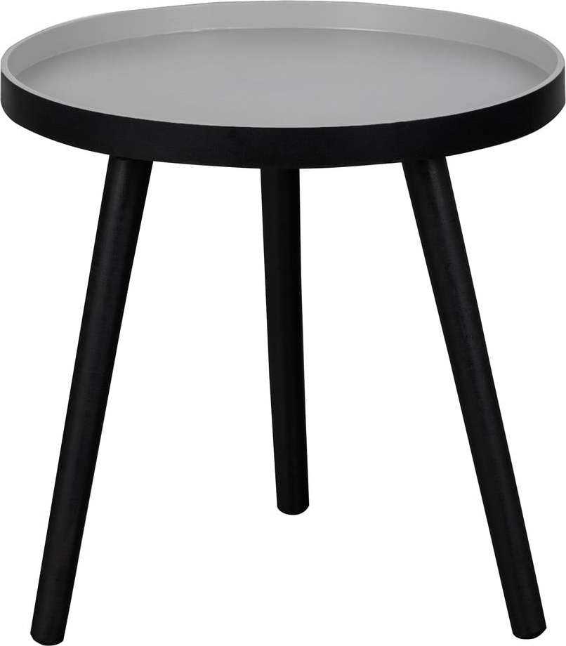 Černý odkládací stolek WOOOD Sasha