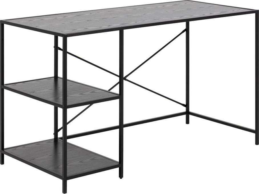 Černý psací stůl Actona Seaford