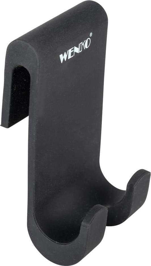 Černý silikonový závěsný věšák Wenko Verna WENKO