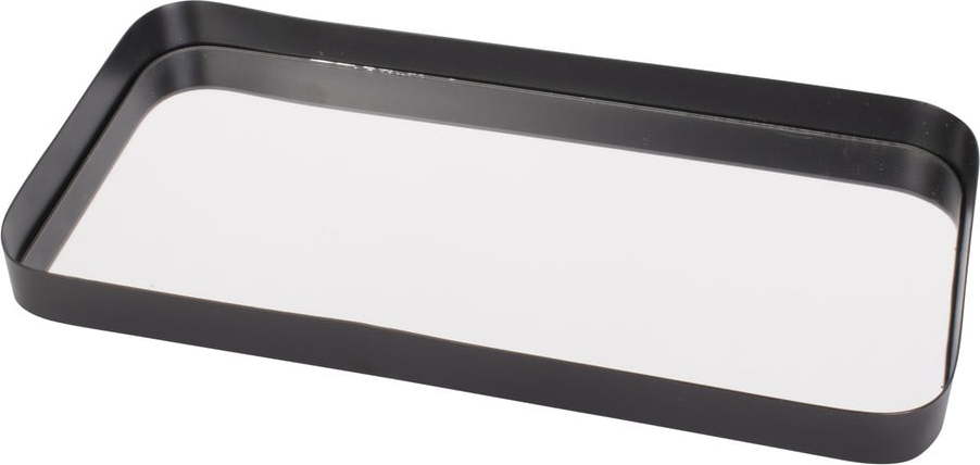 Černý tác se zrcadlem PT LIVING Rectangle