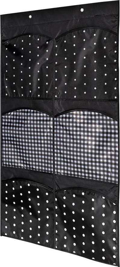 Černý závěsný organizér s 6 přihrádkami Compactor Pockets Compactor