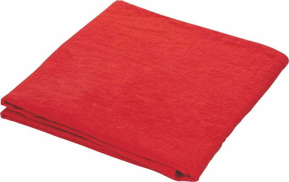 Červený lněný běhoun na stůl Villa d'Este