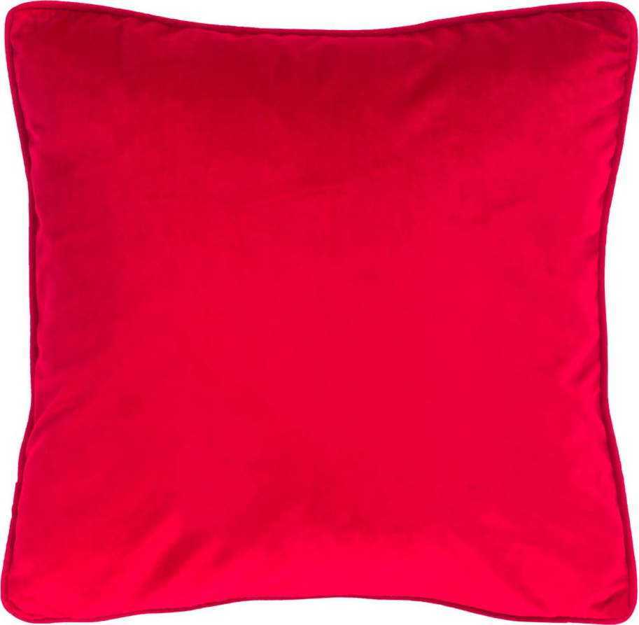 Červený polštář Tiseco Home Studio Velvety