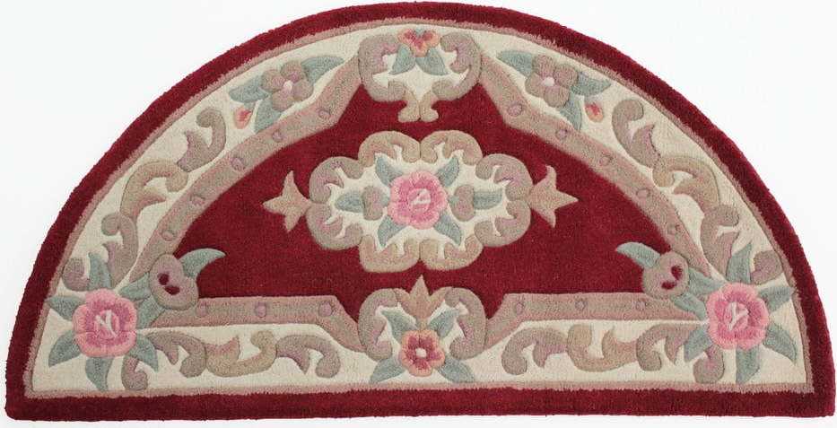 Červený vlněný koberec Flair Rugs Aubusson