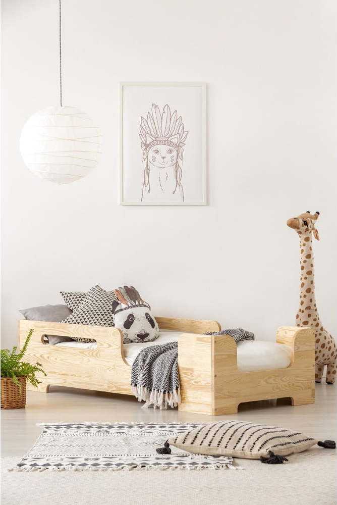 Dětská postel z borovicového dřeva 90x190 cm Box 2 - Adeko Adeko