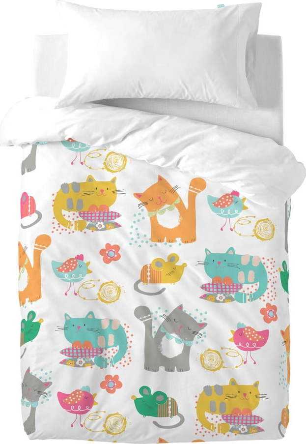 Dětské bavlněné povlečení Moshi Moshi Cat & Mouse