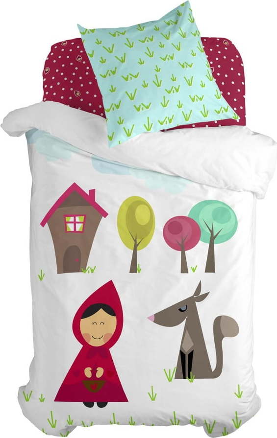 Dětské bavlněné povlečení na jednolůžko Mr. Fox Space Grandma