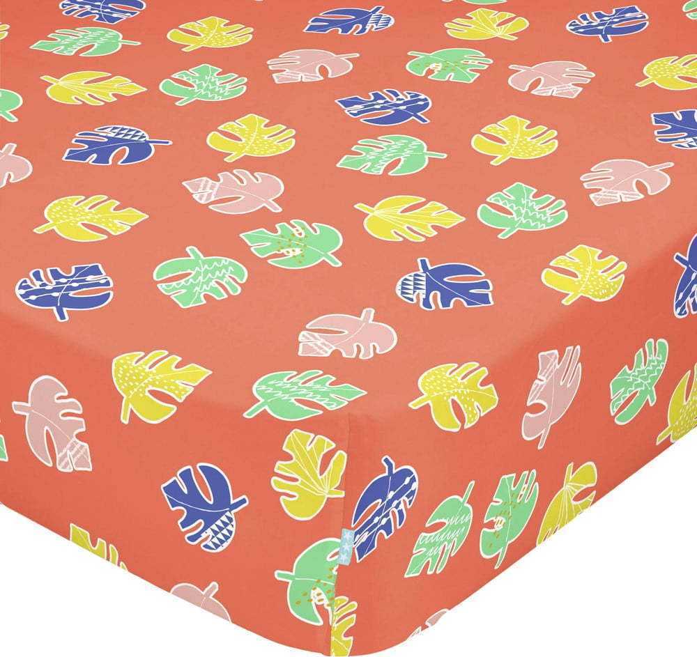 Dětské bavlněné prostěradlo Moshi Moshi Geo Jungle