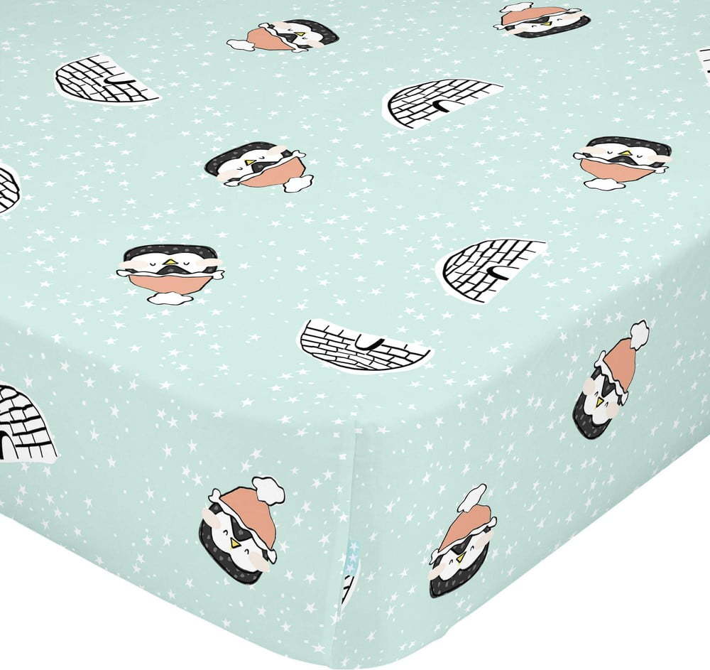 Dětské bavlněné prostěradlo Moshi Moshi Igloo