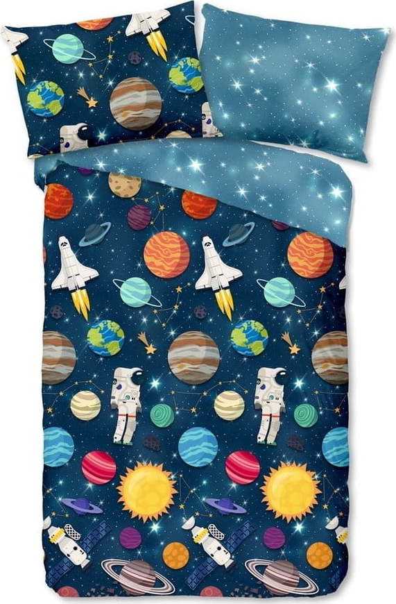 Dětské flanelové povlečení Good Morning Spaceworld