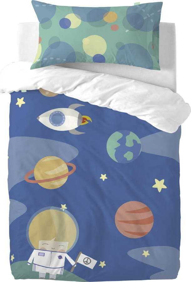 Dětské povlečení z čisté bavlny Happynois Astronaut