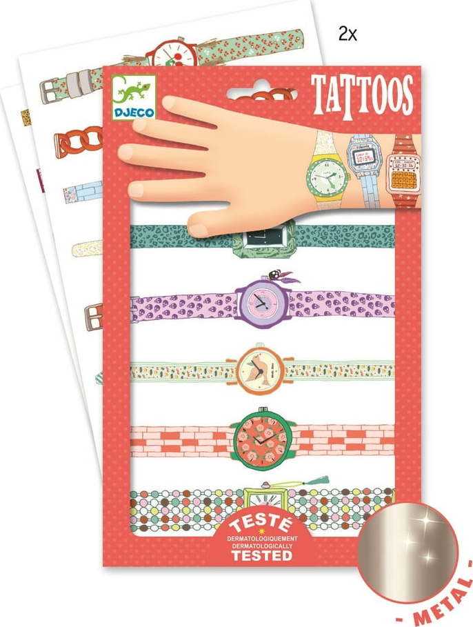 Dětské tetování Djeco Hodinky DJECO