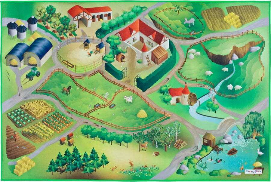 Dětský koberec Universal Grip Farm