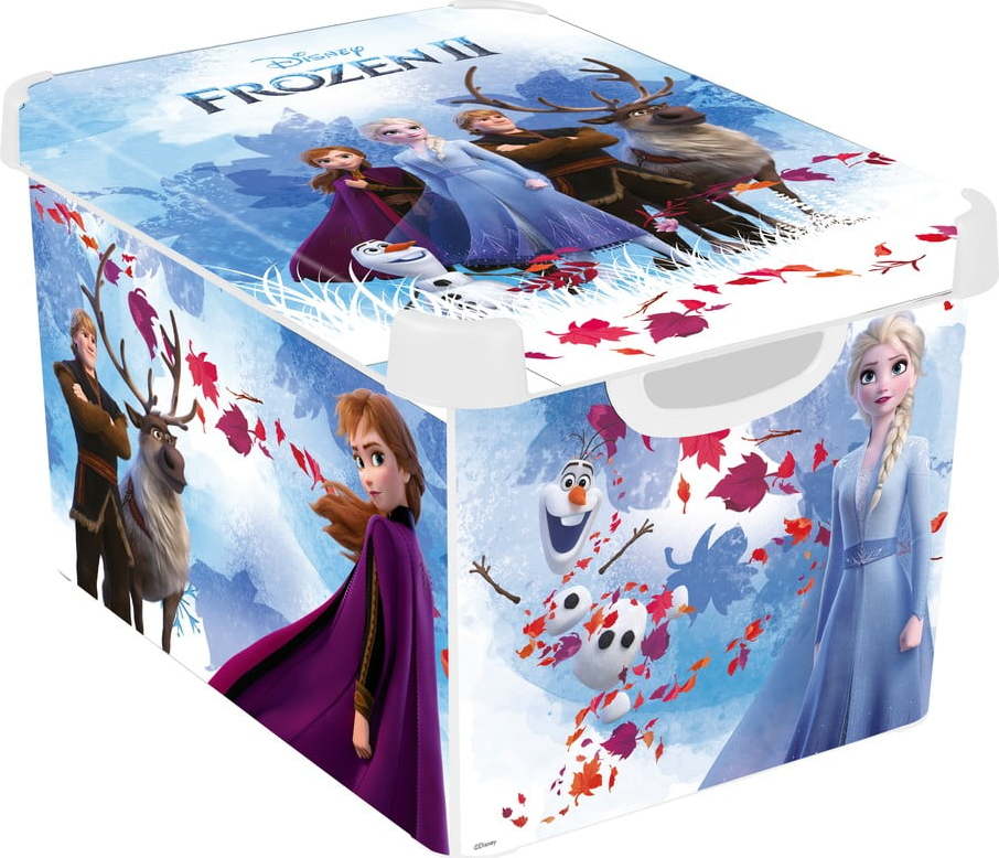 Dětský úložný box s víkem Curver Frozen