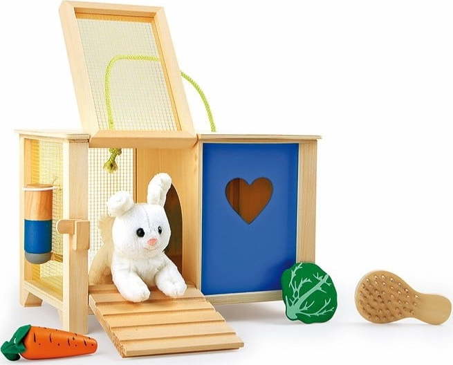 Dřevěná králíkárna na hraní Legler Rabbit Legler