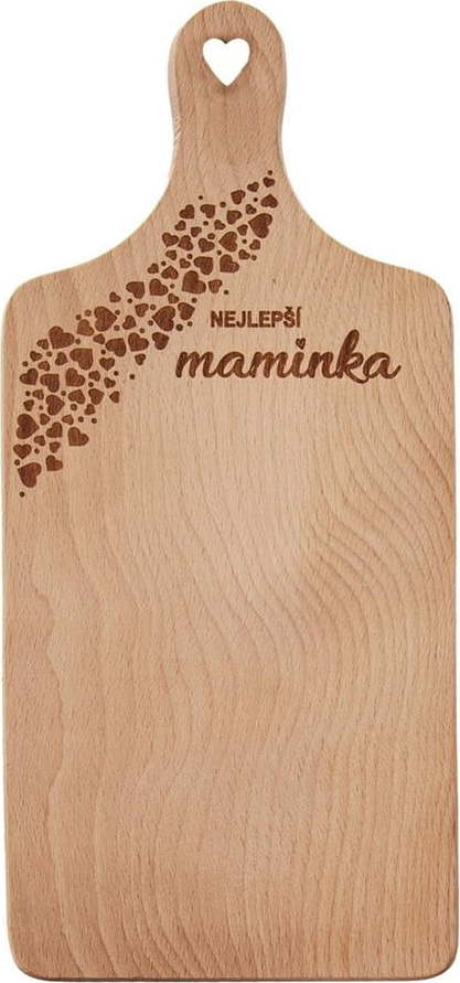 Dřevěné prkénko s rukojetí pro nejlepší maminku Orion