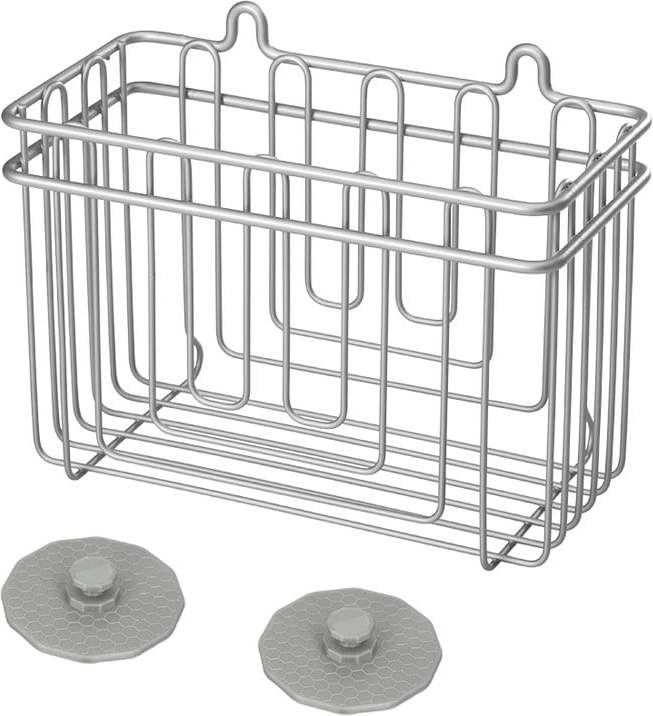 Držák do koupelny bez nutnosti vrtání Metaltex