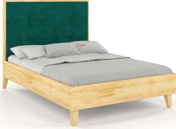 Dvoulůžková postel z borovicového dřeva Skandica Frida